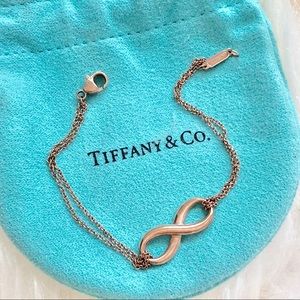 Tiffany Infinity Necklace Rose Gold on 